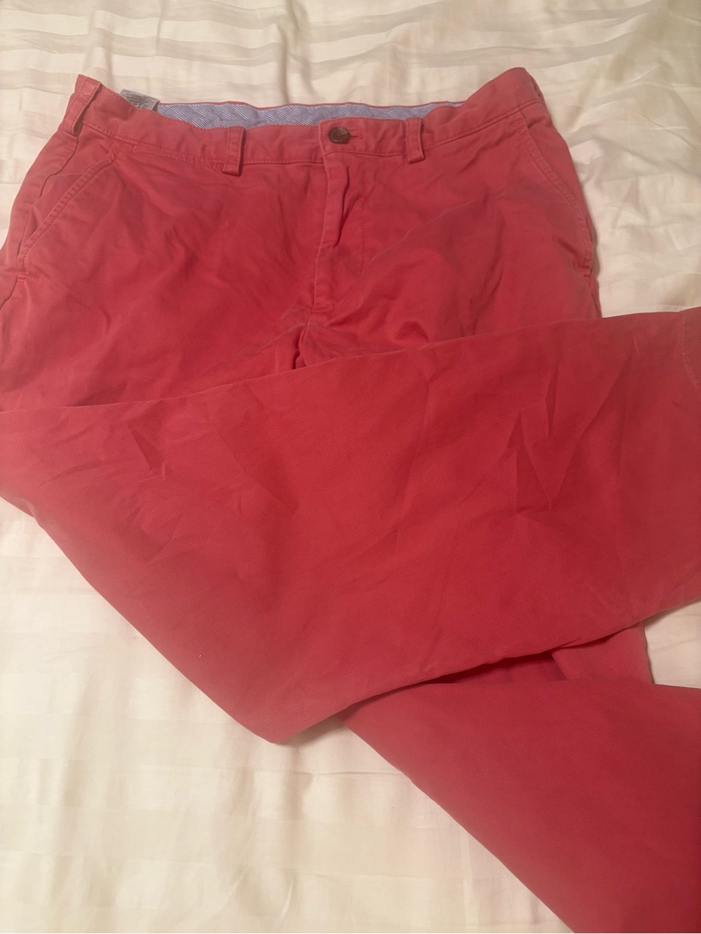 Brooks Brothers Coral-Red Chino Pants